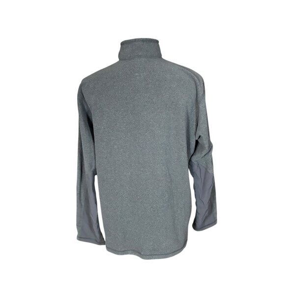 The North Face Men's Gray 1/4 Zip Fleece Pullover Sweatshirt Large - Picture 5 of 7